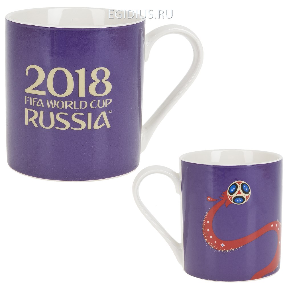 Фарфоровая кружка Чемпионат Мира FIFA 2018 , 480 мл