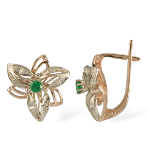 Серьги с кристаллами Swarovski