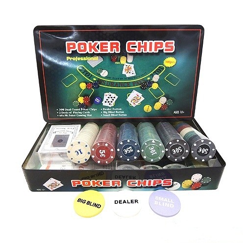 Набор для покера Holdem на 300 фишек с номиналом Premium