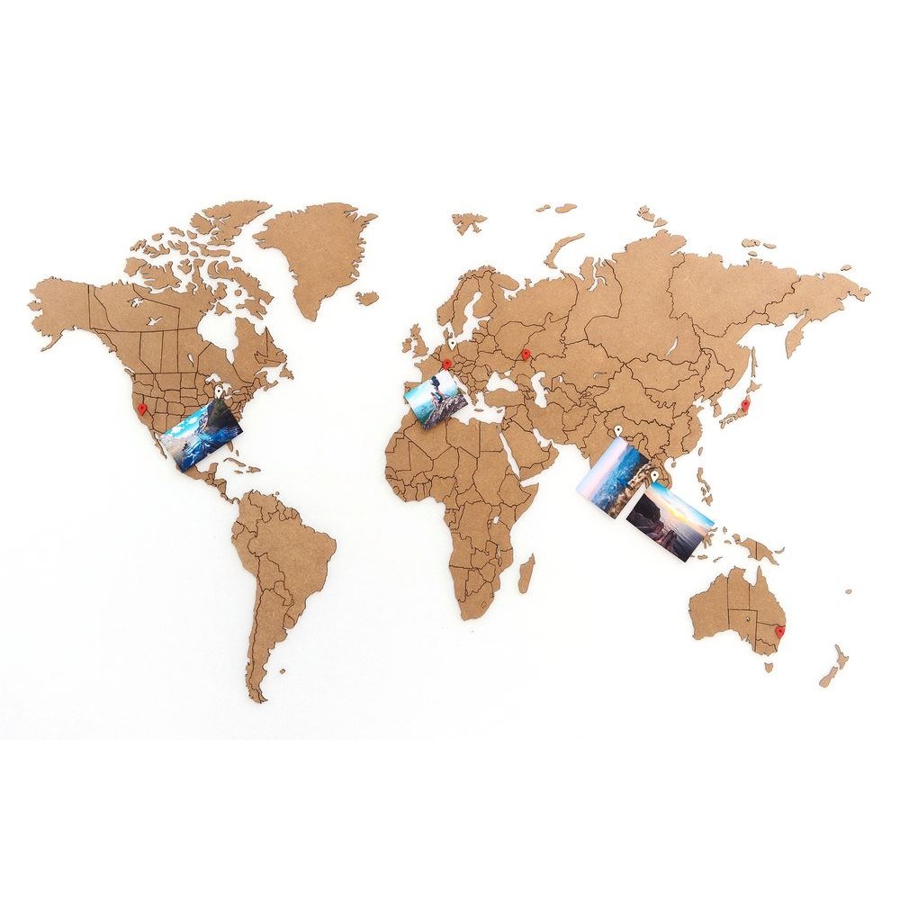 Деревянная карта мира World Map True Puzzle Small