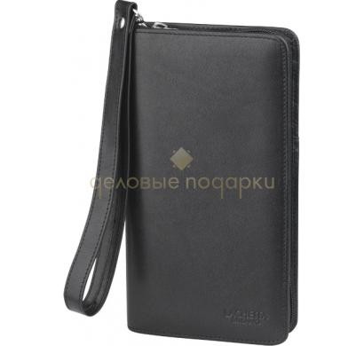 Кожаное дорожное портмоне