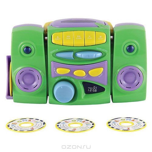 Музыкальная игрушка CD-проигрыватель, с дисками