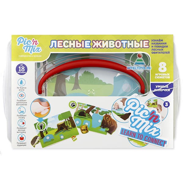 Настольная развивающая игра «Лесные животные»