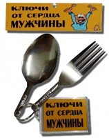 Сувенир Ключи к сердцу настоящего мужчины