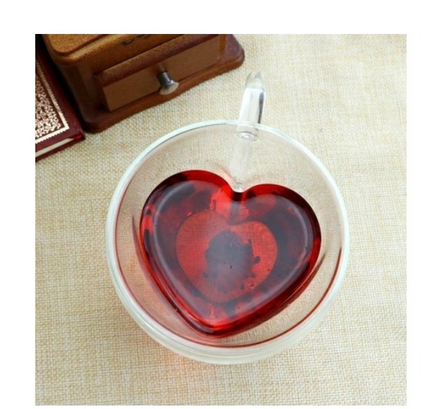 Кружка Сердце (двойные стенки)
