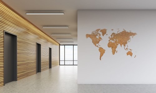 Деревянная карта мира World Map True Puzzle Large