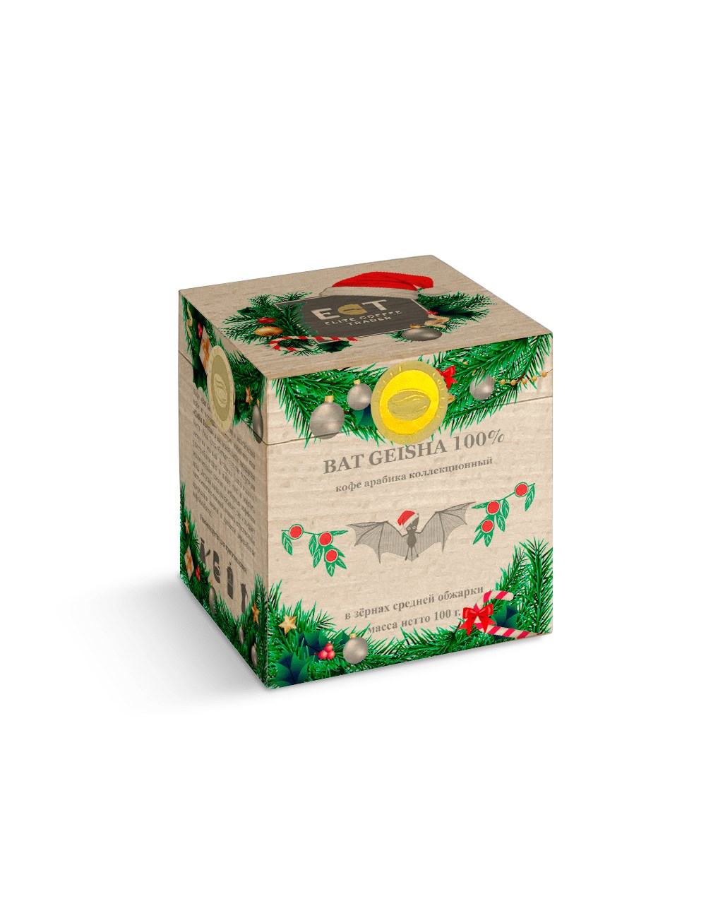 CHRISTMAS COLLECTION | Кофе Bat Geisha | Шкатулка | 100g | Новогодний подарок
