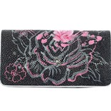 Кошелек женский из кожи ската и змеи