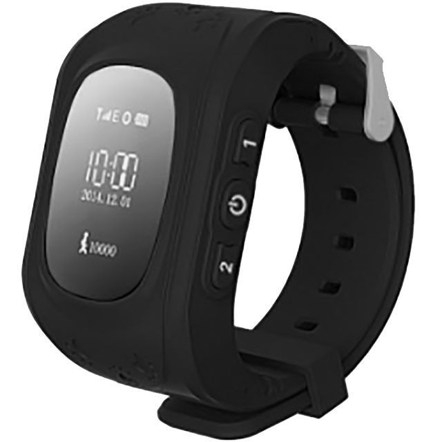 Черные детские часы Smart Baby Watch Q50
