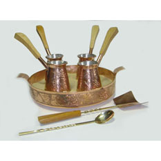 Турецкий набор для кофе | Турки для кофе | купить в Подарки.ру