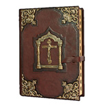Элитная книга библия большая с литьем