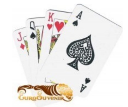 Карты с ламинированным покрытием Playingcards blue and red