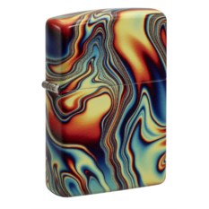 Зажигалка Zippo Colourful Swirl 48612 — светится в темноте