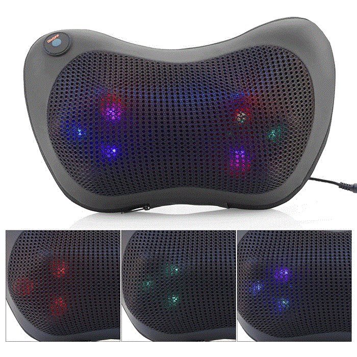 Массажная подушка Massage pillow 6 роликов
