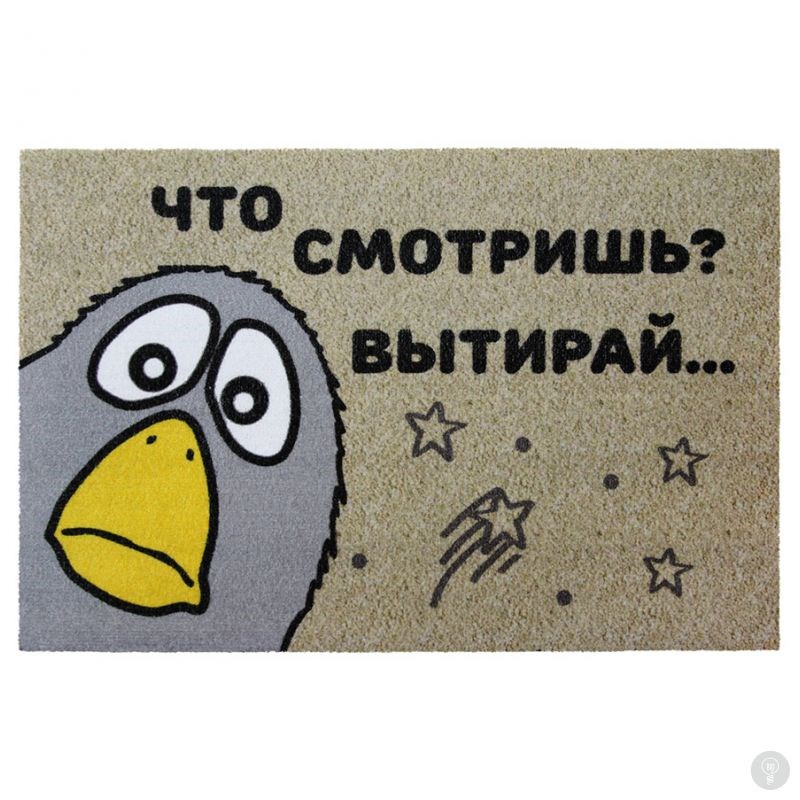 Придверный коврик Что смотришь...вытирай