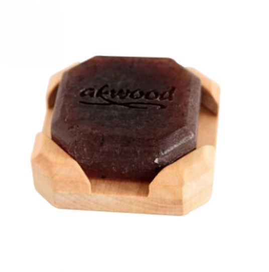 Натуральное мыло Akwood Золотой Алтай с мыльницей