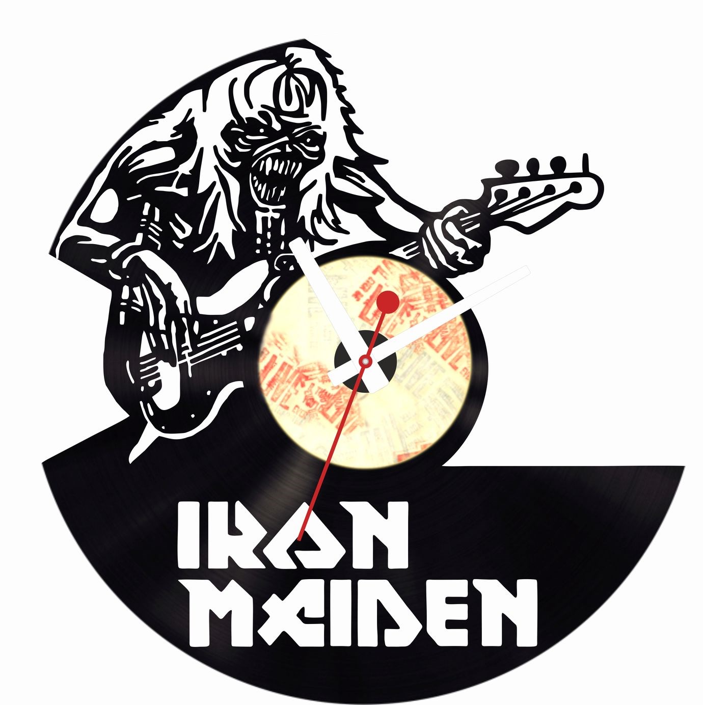 Виниловые часы Iron Maiden
