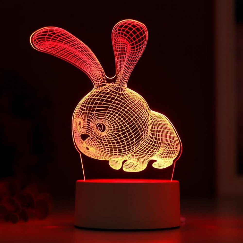 3D светильник Кролик