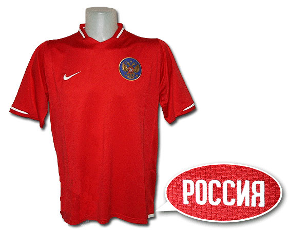 Спортивная майка «Россия» красная