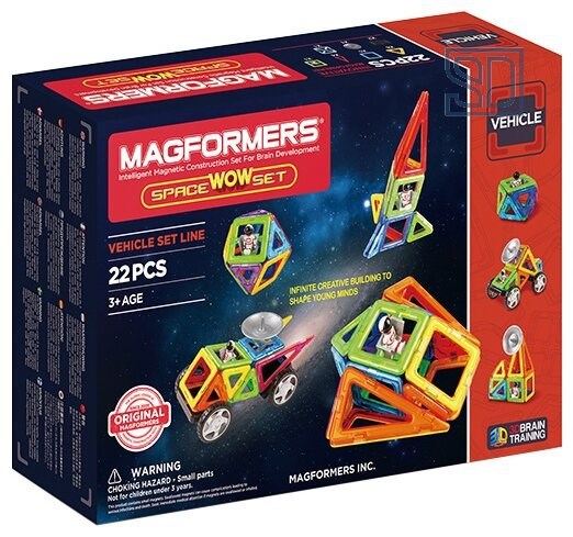 Магнитный конструктор Magformers Vehicle Космос