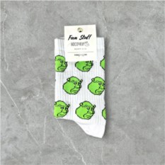 Носки белые «Шрек»