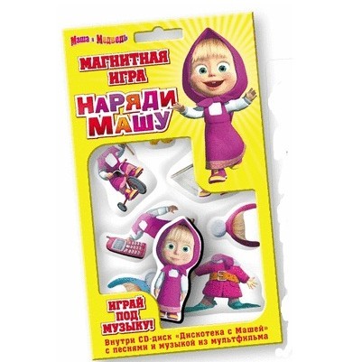 Магнитная игра Наряди Машу