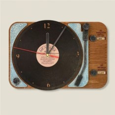 Настенные часы ручной работы Грампластинка