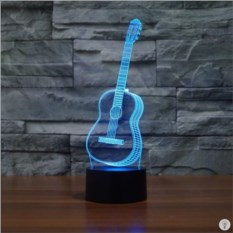 3D светильник Гитара