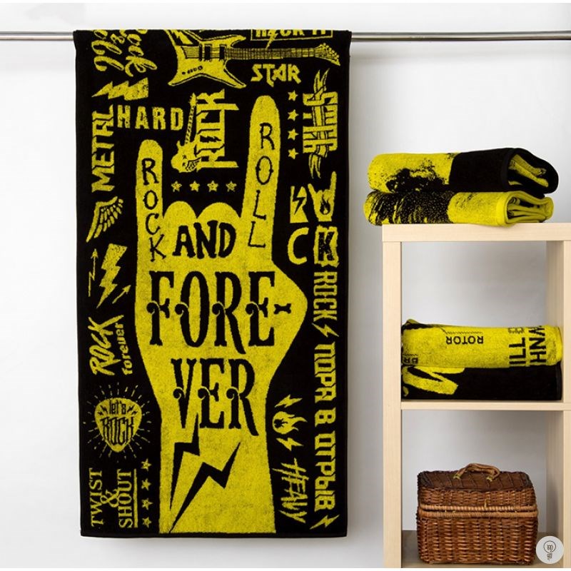 Махровое полотенце Rock-n-Roll