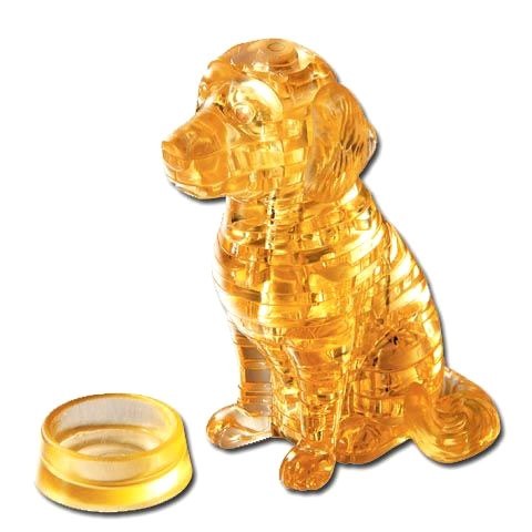 Головоломка 3D Crystal Puzzle «Собака-Ретривер» (желтый)