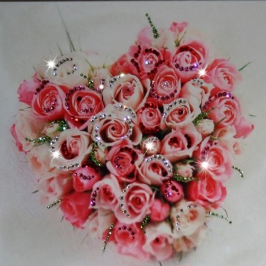 Картина из кристаллов Swarovski «Нежнее нежного»