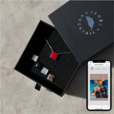 HI-TECH подвеска с живым посланием Quasar Роза