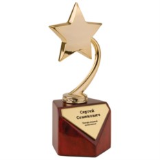 Именная награда с гравировкой Звезда