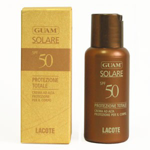 Крем для загара полная защита SPF 50 + Guam