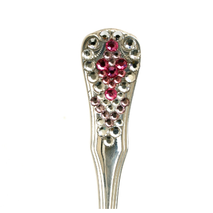 Ложечка с кристаллами Swarovski «Изящное серебро» 
