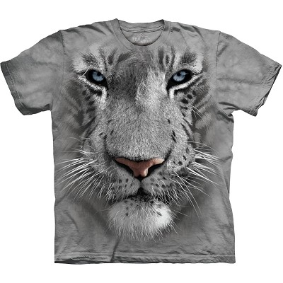 Футболка The Mountain 3D White Tiger Face
