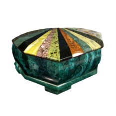 Ларец из змеевика Мозайка луч