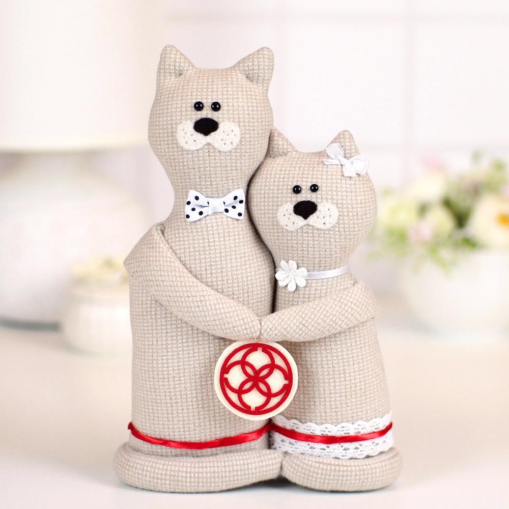 Свадебный подарок «Обережные котики Неразлучники»