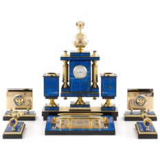 Настольный набор из лазурита Держава