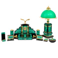 Настольный набор Орел со светильником