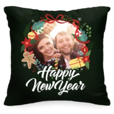 Подушка с вашим фото Happy new year