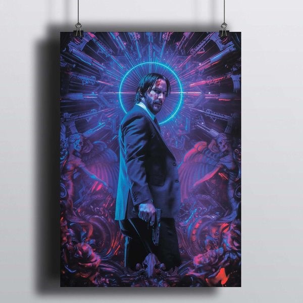 Постер Джон Уик - Неон