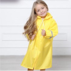 Детский дождевик-плащ на молнии (разные цвета)