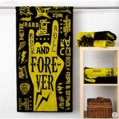 Махровое полотенце Rock-n-Roll