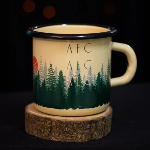 Эмалированная кружка Лес