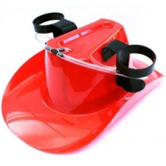 Каска с подставкой под банки Ковбой (разные цвета)