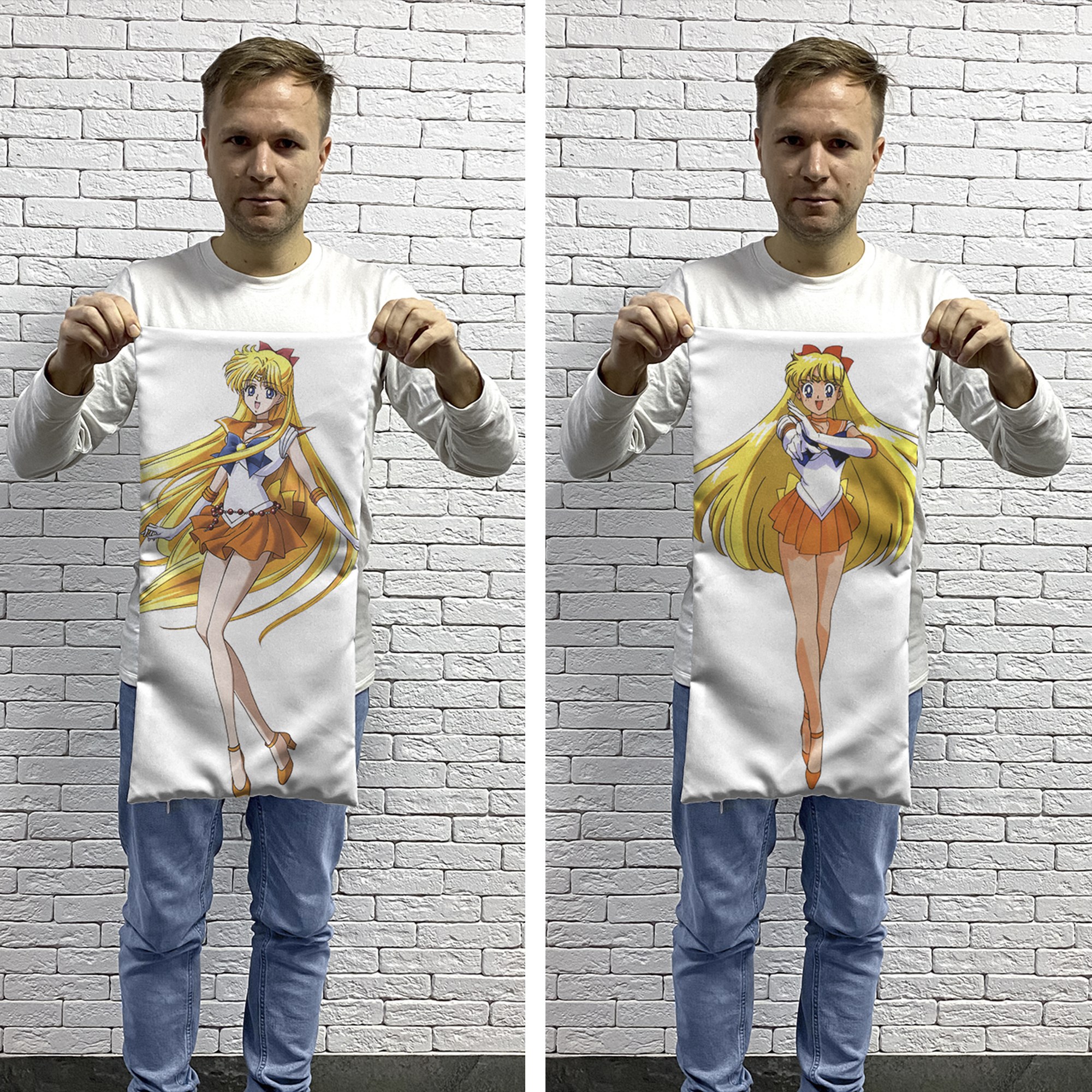 Наволочка с принтом Минако Айно, 30x60 см