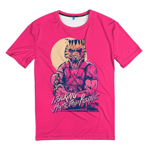 Мужская 3D-футболка Hotline Miami | Прикольные мужские футболки