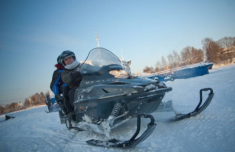 Трасса для детских снегоходов