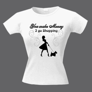 Футболка You make Money. I go Shopping